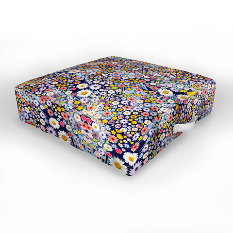 Iveta Abolina Flower Power II Outdoor Floor Cushion