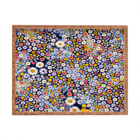 Iveta Abolina Flower Power II Rectangular Tray