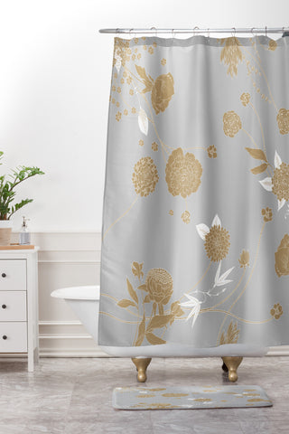Iveta Abolina Foggy Morning Shower Curtain And Mat