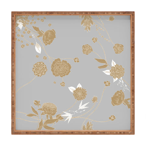 Iveta Abolina Foggy Morning Square Tray