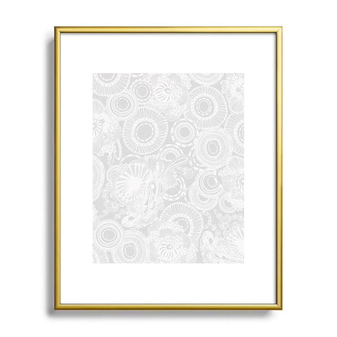 Iveta Abolina Foggy Surf Metal Framed Art Print