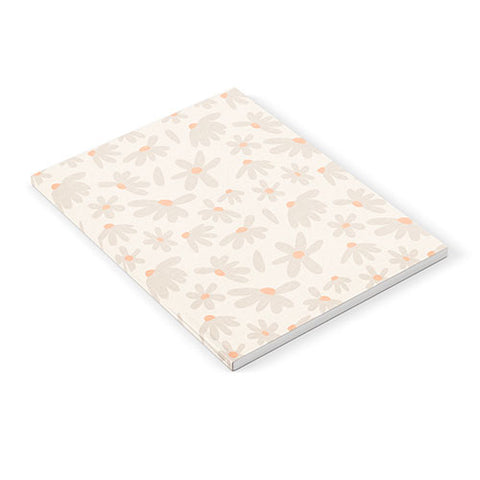 Iveta Abolina Freehand Daisies Neutral Notebook