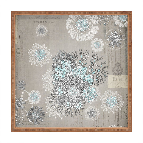 Iveta Abolina French Blue Square Tray