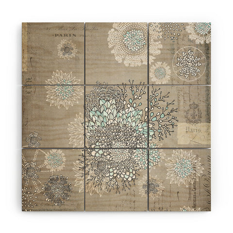 Iveta Abolina French Blue Wood Wall Mural