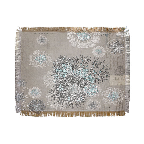 Iveta Abolina French Blue Throw Blanket
