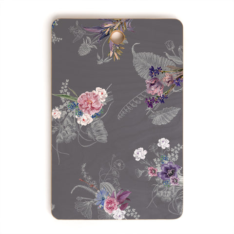 Iveta Abolina French Countryside Charcoal Cutting Board Rectangle