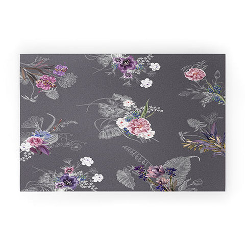 Iveta Abolina French Countryside Charcoal Welcome Mat