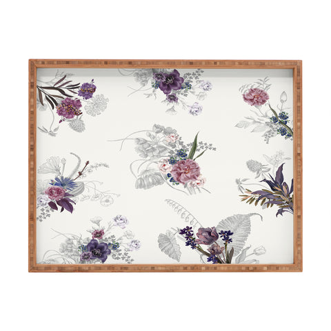 Iveta Abolina French Countryside Cream Rectangular Tray