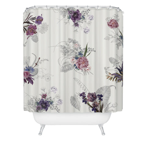 Iveta Abolina French Countryside Cream Shower Curtain