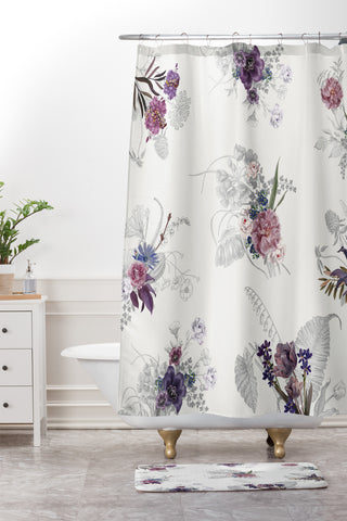 Iveta Abolina French Countryside Cream Shower Curtain And Mat