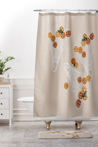 Iveta Abolina French Market Shower Curtain And Mat