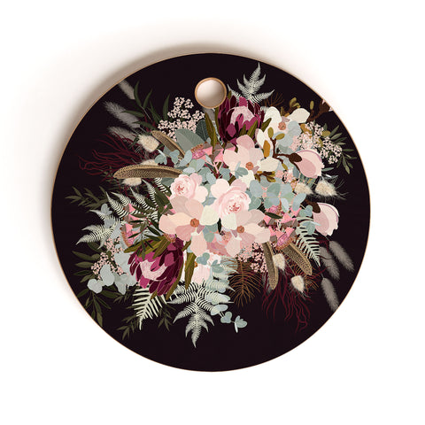 Iveta Abolina Frida Bohemian Cutting Board Round