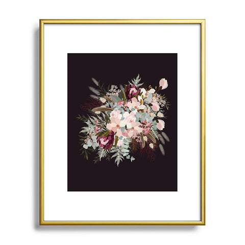 Iveta Abolina Frida Bohemian Metal Framed Art Print