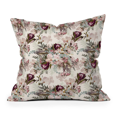 Iveta Abolina Frida Bohemian Spring Throw Pillow
