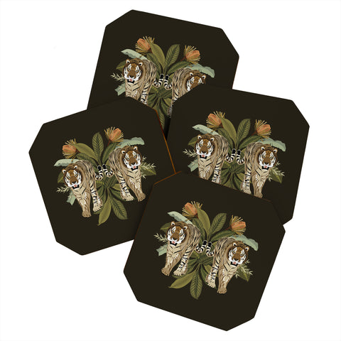 Iveta Abolina Garcelle Tiger Coaster Set