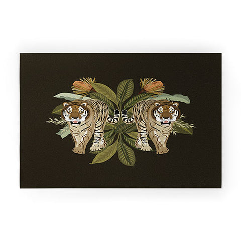 Iveta Abolina Garcelle Tiger Welcome Mat
