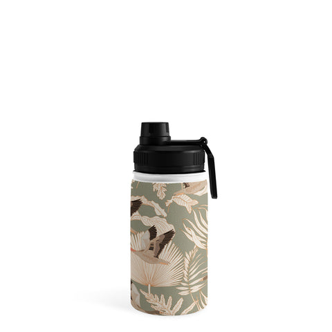 Iveta Abolina Geese and Palm Sage Water Bottle