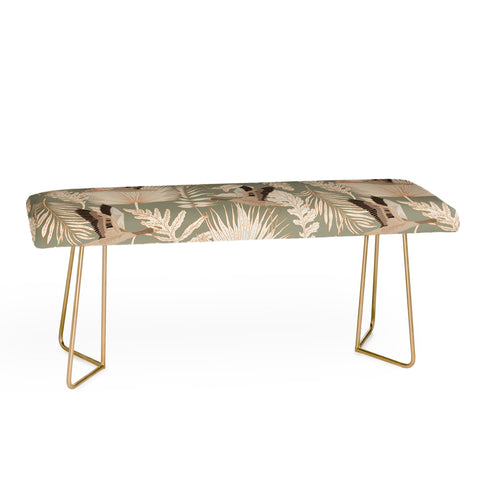 Iveta Abolina Geese and Palm Sage Bench