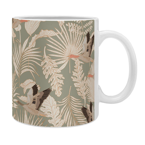 Iveta Abolina Geese and Palm Sage Coffee Mug
