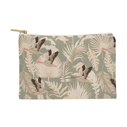 Iveta Abolina Geese and Palm Sage Pouch