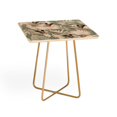 Iveta Abolina Geese and Palm Sage Side Table