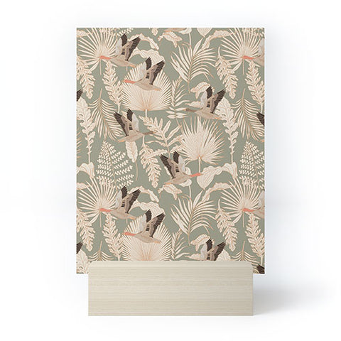 Iveta Abolina Geese and Palm Sage Mini Art Print