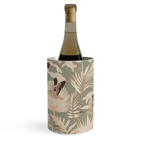 Iveta Abolina Geese and Palm Sage Wine Chiller