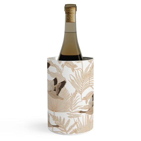 Iveta Abolina Geese and Palm White Wine Chiller