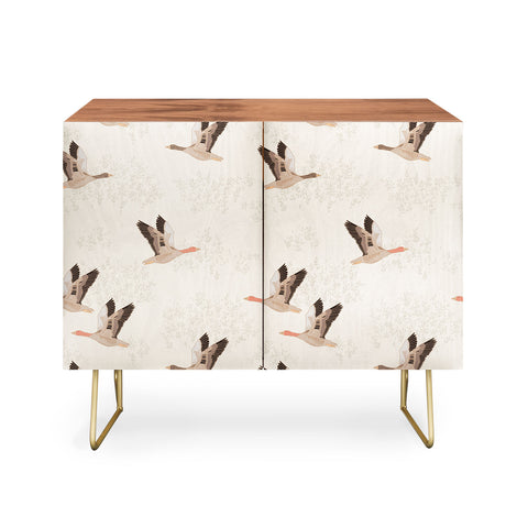 Iveta Abolina Geese Light Cream Credenza