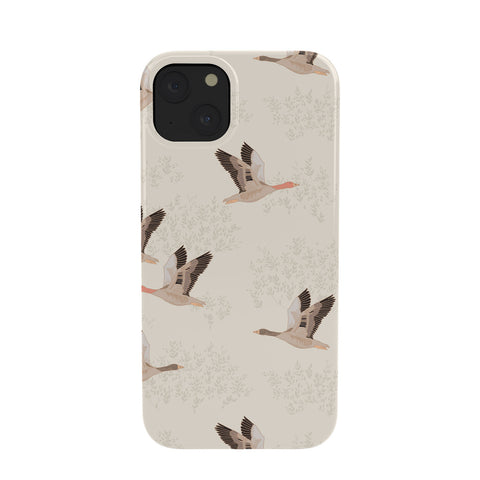 Iveta Abolina Geese Light Cream Phone Case