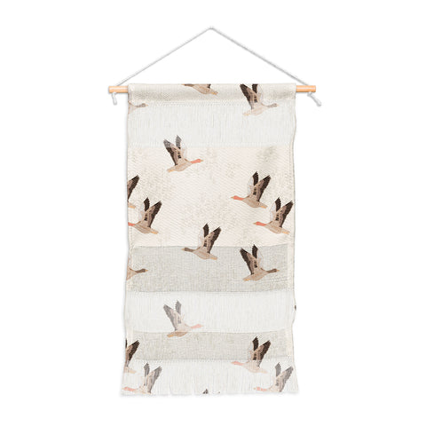 Iveta Abolina Geese Light Cream Wall Hanging Portrait