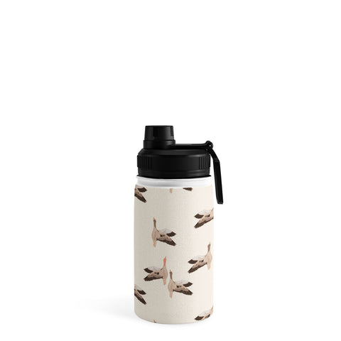 Iveta Abolina Geese Vertical Cream Water Bottle