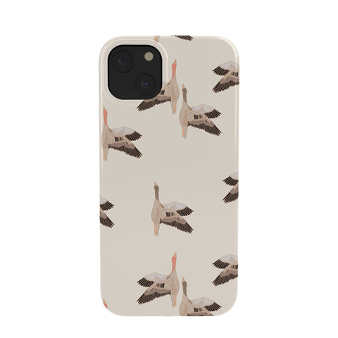 Iveta Abolina Geese Vertical Cream Phone Case