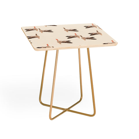 Iveta Abolina Geese Vertical Cream Side Table