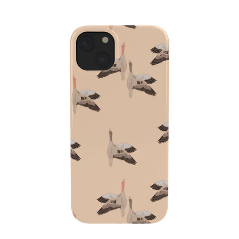 Iveta Abolina Geese Vertical Peach Phone Case