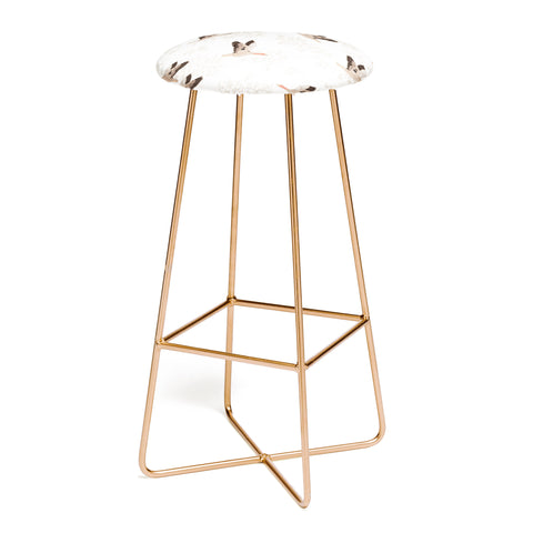 Iveta Abolina Geese White Bar Stool
