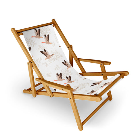 Iveta Abolina Geese White Sling Chair
