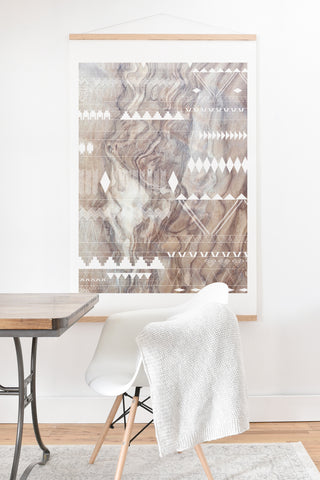 Iveta Abolina Geo Steps Art Print And Hanger