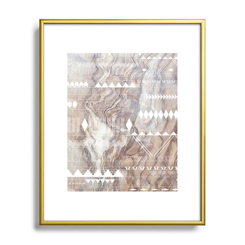 Iveta Abolina Geo Steps Metal Framed Art Print