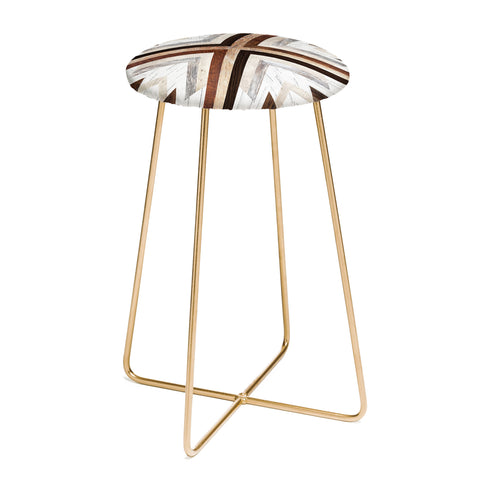 Iveta Abolina Geo Wood 1 Counter Stool