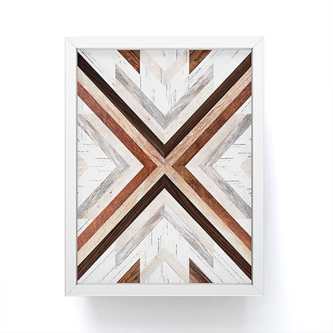 Iveta Abolina Geo Wood 1 Framed Mini Art Print