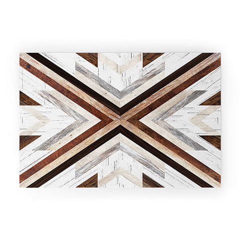 Iveta Abolina Geo Wood 1 Welcome Mat