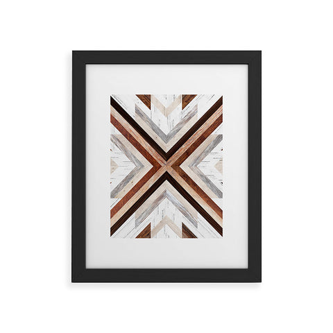 Iveta Abolina Geo Wood 1 Framed Art Print