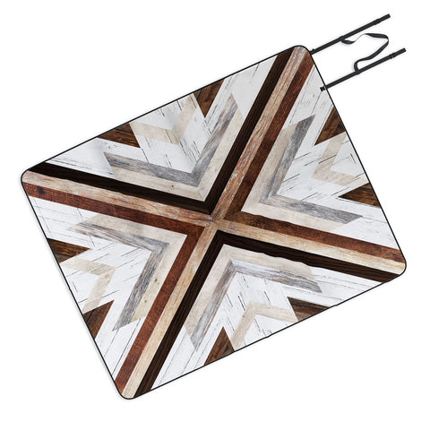 Iveta Abolina Geo Wood 1 Picnic Blanket
