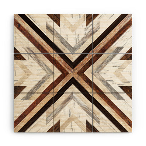 Iveta Abolina Geo Wood 1 Wood Wall Mural