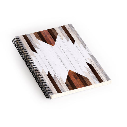 Iveta Abolina Geo Wood 2 Spiral Notebook