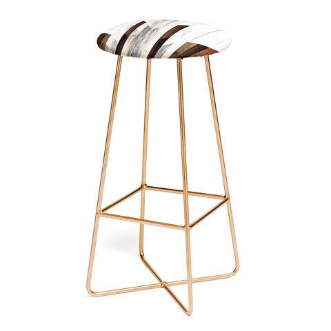 Iveta Abolina Geo Wood 3 Bar Stool