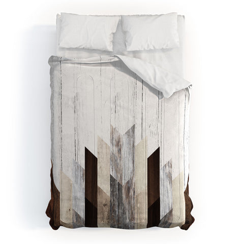 Iveta Abolina Geo Wood 3 Comforter