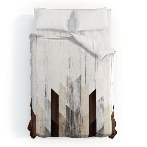 Iveta Abolina Geo Wood 3 Duvet Cover