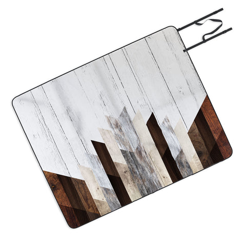 Iveta Abolina Geo Wood 3 Picnic Blanket